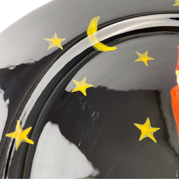 Certified International Midnight Santa 13" ceramic charger platter, Becca Barton - Picture 5 of 7